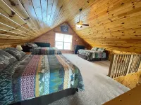 Log Cabin style lake house on Sea Lion Lake Hotels in Florence County