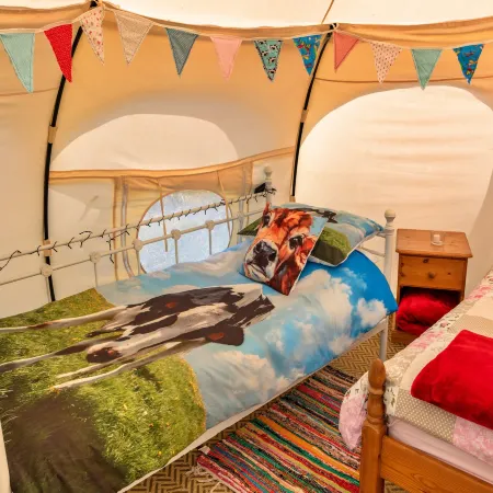 Bell Tent in Devon near Stunning Beaches