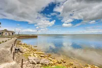 Serene Lakefront Standish Home w/ Fire Pit & Grill