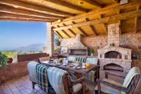 90m² Double Room Maisonette with Valley, Mountain and Sea View.
