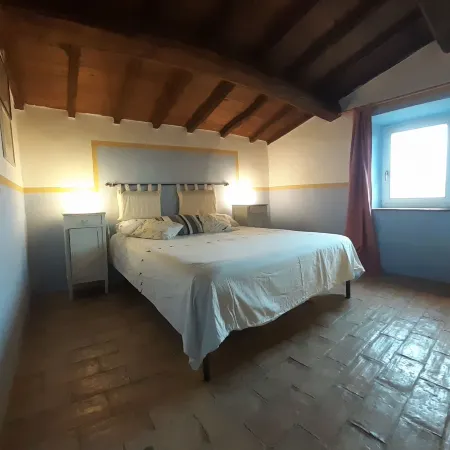 Casa del Piano Valle dei Calanchi in Front of Civita di Bagnoregio