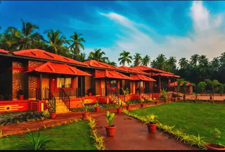 Pushkar Cottages Murdeshwar Отели рядом с достопримечательностью «Shri Murdeshwara Beach»