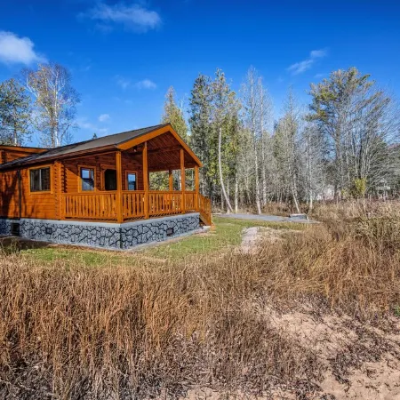 Tiny Log Cabin on Lake Michigan Shore_Full Week Rental