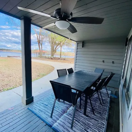 Family friendly lakefront home with private boat ramp and dock