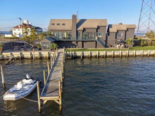 Private Beach on a Fenced in Property Sunset Views