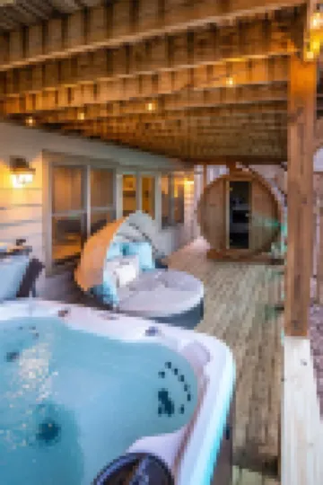 Modern Wintergreen Cabin with Hot Tub, Sauna