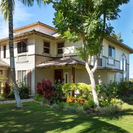 Mauna Lani Palm Villas H4 Corner Two-story Villa with Floor to Ceiling Views