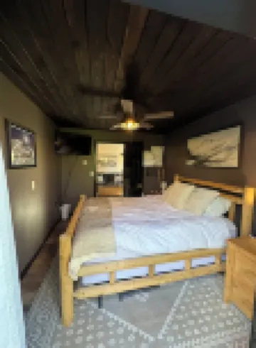 Luxurious ski in-ski out slopeside condo.