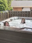 Cozy house on the lake with hot tub