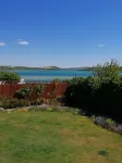 Uninterrupted spectacular views over the Camel Estuary and ocean.