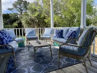 2nd House from the Beach, Large Wraparound Porches with Water and Sunsets Views!