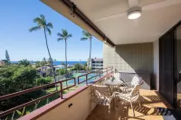 Central AC Ocean & Mountain View 2-Bedroom 2-Bath Condo Across Magic Sands Beach