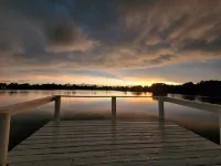 Tranquil Waterfront Pool Home with beautiful views and sunsets and great fishing