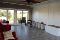 Beautiful 8.5 acres farm house with sunroom and basketball court