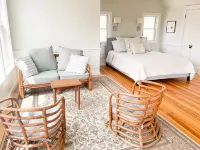 Chappaquiddick retreat-outdoor shower, hot-tub, decks, central AC-close to beach