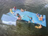 lake front, dock, hot tub, Clemson, 7 bedrooms, 7 baths, kayaks, waterfalls , - 수영장