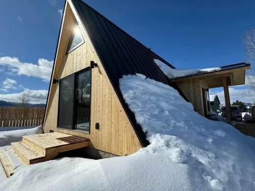 Stylish Nordic A-frame in Downtown Victor Hotels in Victor