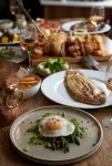 The Mitre, Hampton Court - breakfast