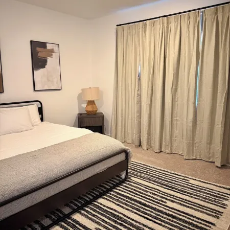 Newly built, stylish 3BR/2BA home in a quiet Bakersfield neighborhood.