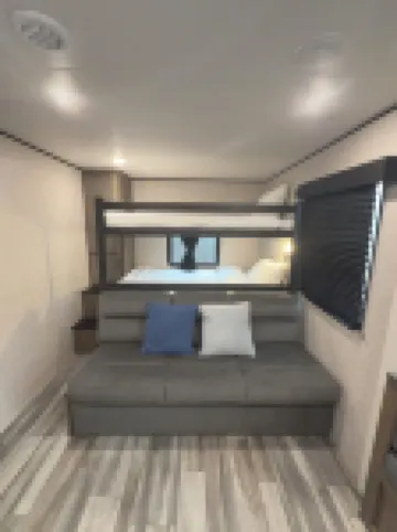 Cozy RV Retreat with Private Hot Tub and Fenced Yard