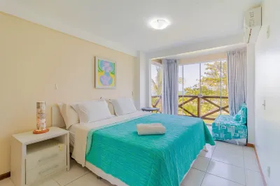 GB71 Apartamento 2 Quartos, Pé na Areia, Vista Mar - Paraíso Dos Corais