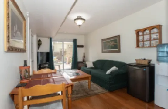 Private suite located on the garden side of our home