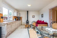 A detached vacation home with country house charm