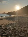 House on the north coast of boiçucanga, the most beautiful sunset on the entire coast.