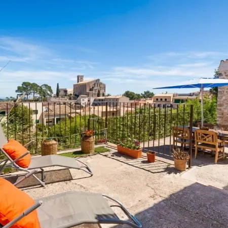 MARGARITA SAMPOL PALOU Can Selva, village house with fantastic views as far as Pto. Alcudia