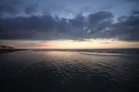 Fantastic view of the North Sea - on the beach promenade with a large balcony