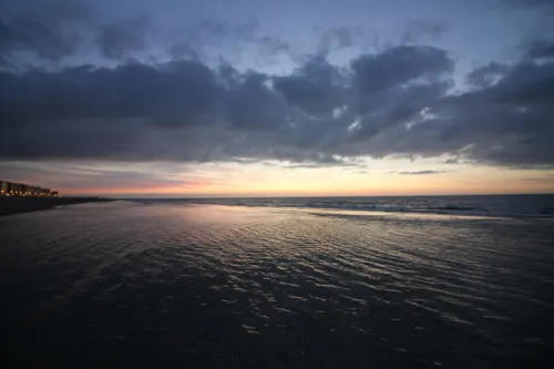 Fantastic view of the North Sea - on the beach promenade with a large balcony Hotels in Westende
