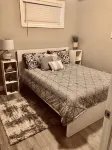 Cozy 2 bedroom basement with 2 beds, kitchen, 75’’ TV and bathroom Hotels in Northwest Edmonton