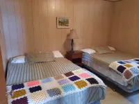 3 bedroom cabin on Crow Lake at Bull Moose Lodge. Pet friendly