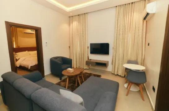 Serene 2-bedroom apartment in nice Abuja with AC, WiFi and 24/7 Power Supply