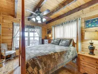 Mtn Views, Yard, and Fire Pit Multi-Level Cabin Hotels in Cowee