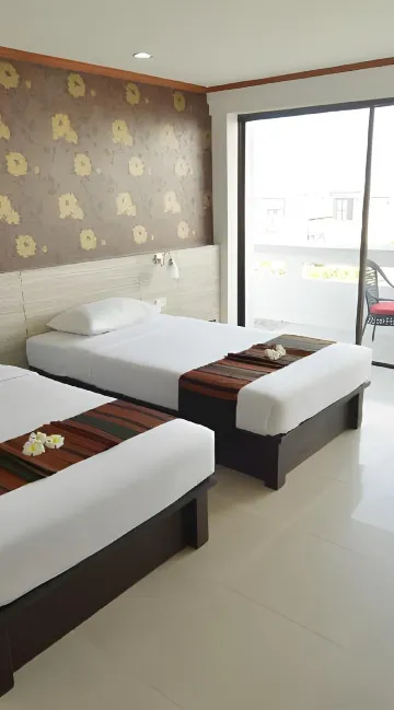 ห้องสวีทแบบหนึ่งห้องนอนพร้อมวิวเมือง