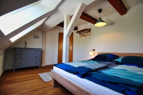 Kleine Giebelwohnung im Ferienhaus Makrele von 1877