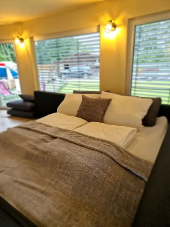 Poolhaus mit Sauna und Kamin - Offenburg Messe, Europa Park, Straßburg Отели в г. Кель