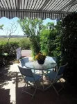 Sea and swimming pool in the natural park 1 studio cabin mezzanine garden swimming pool Hotels near Plage Saint Pierre La Mer