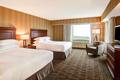 Two Queen Two Room Suite View of Upper River DoubleTree Fallsview Resort & Spa by Hilton Niagara Falls Photo