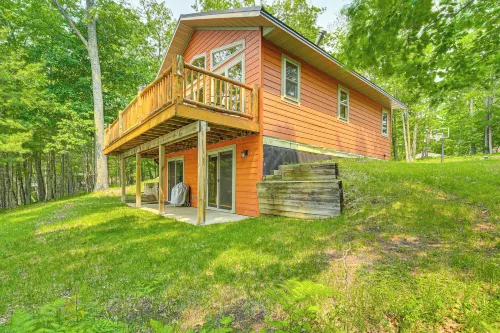 Four-Season Lake Cabin w/ Canoe & Paddle Boat! - 3-Star