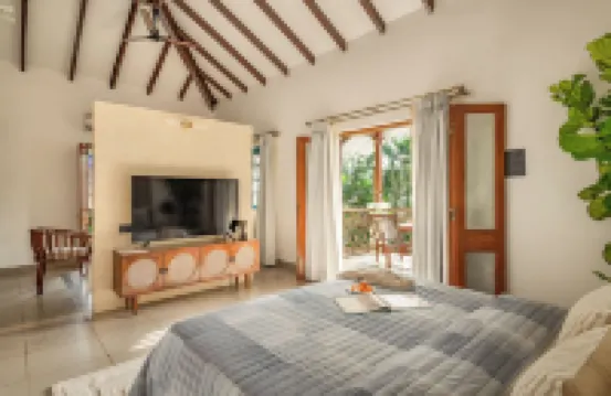 Sanctuary by RÊVE Escapes - Premium 3 BHK Villa Near Morjim Beach