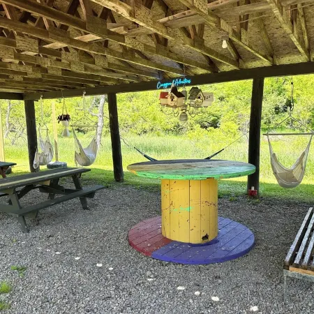 Private Creekside RV Stay Near Ellicottville NY @ Campground Adventures