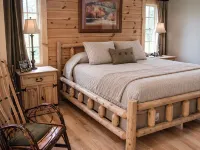 Private Log Cabin Hot Tub + Fire Pit • Peaceful • Near Hendersonville