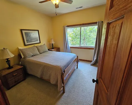 Spacious Lake Gaston Waterfront with Flat Lot, Great Views & Premier Host Hotels in Sixpound