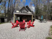 Sauna & Riverfront, 3-Bed 2-Bath, 175 ft on Betsie River, 1 Mile to Crystal Mtn