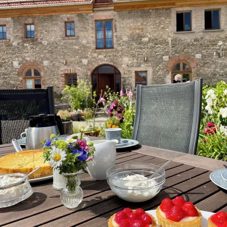 Historischer Kornspeicher Mit Pool am Selketal, Natururlaub im Harz