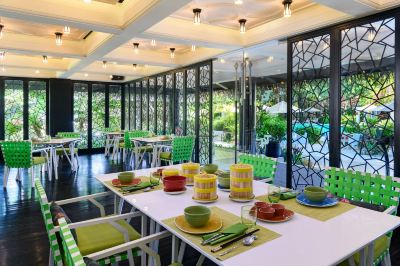 レストラン シェラトン モルディブ フルムーン リゾート&スパの写真