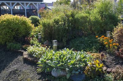 庭 ノースゲートイン アビラの写真