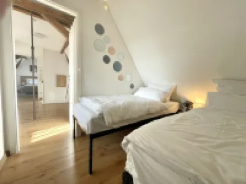 Family friendly maisonette apartment in the town center of Mering